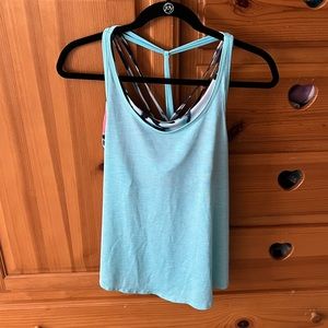 Workout Tank with Built-In Bra (Old Navy)